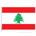 Lebanon national flag 100% polyster 90*150cm